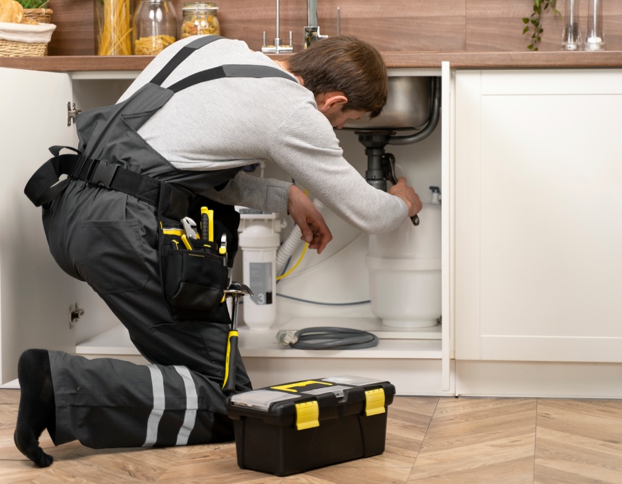 Réparation de plomberie et maintenance sous évier